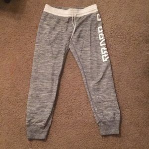 Pink grey/white jogger sweatpants